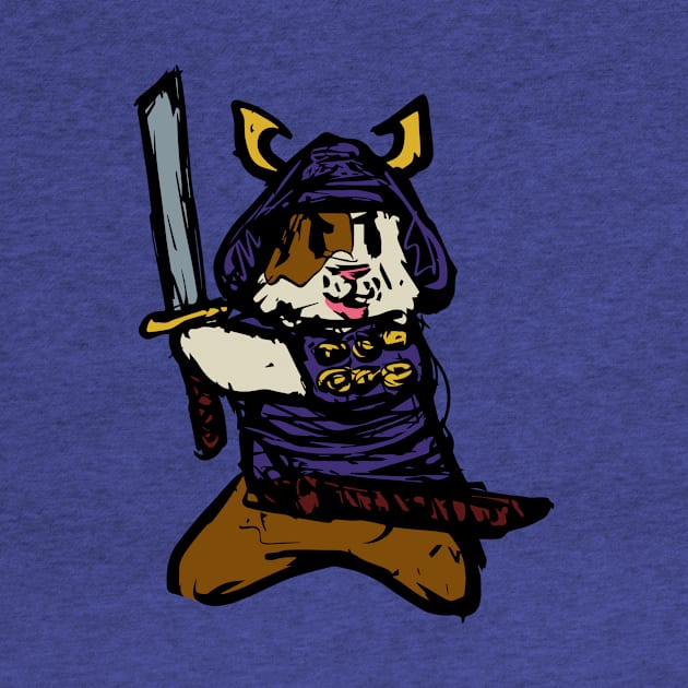 Guinea Pig Samurai by GuineaPigArt